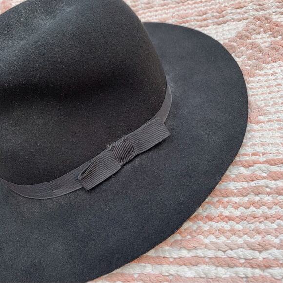 Black Brixton 100% Wool Hat M 7.25 (58 cm) - Picture 4 of 10